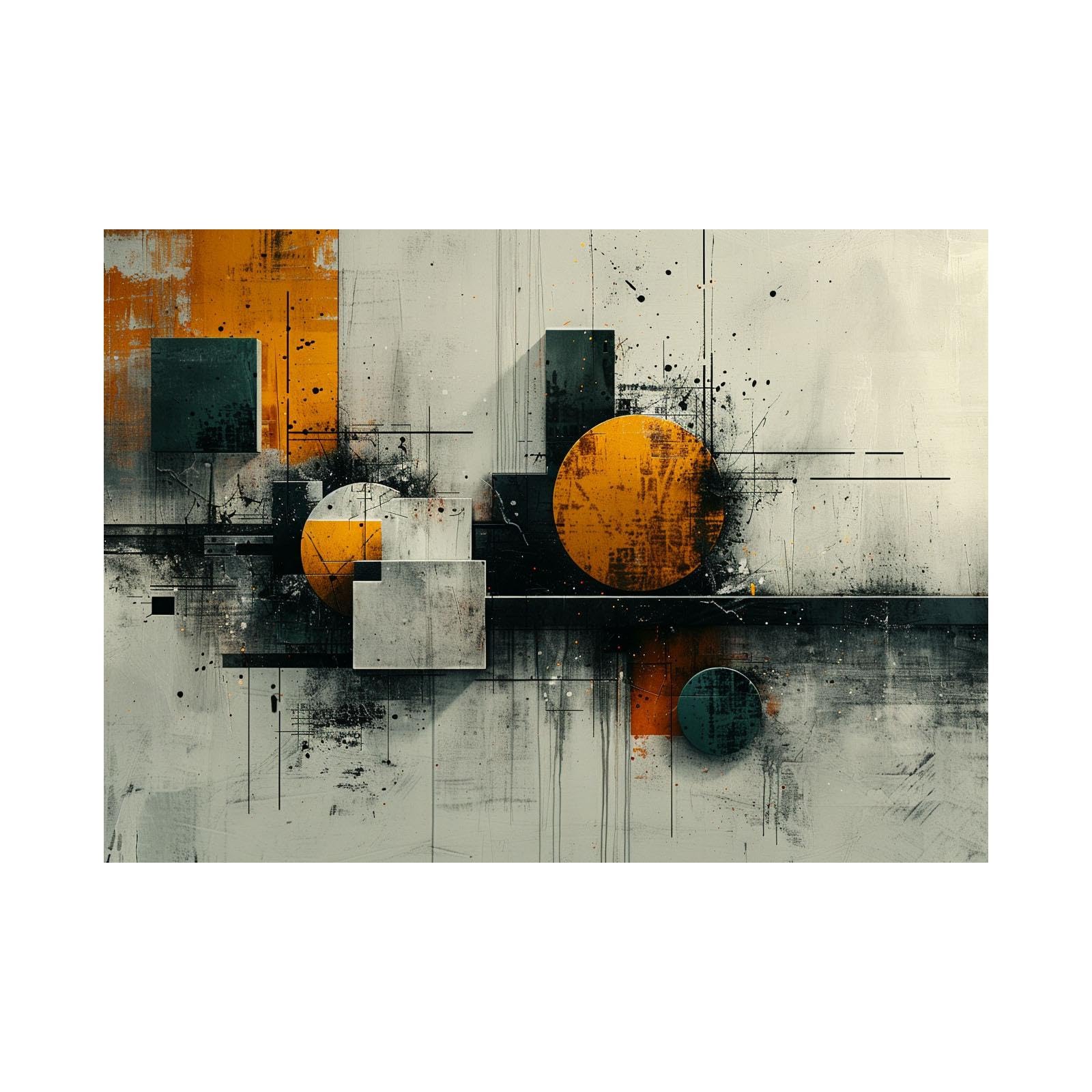 Amazon.co.jp: ZFXFHDR(へ楽ーツ) 絵画絵抽象的な ライン